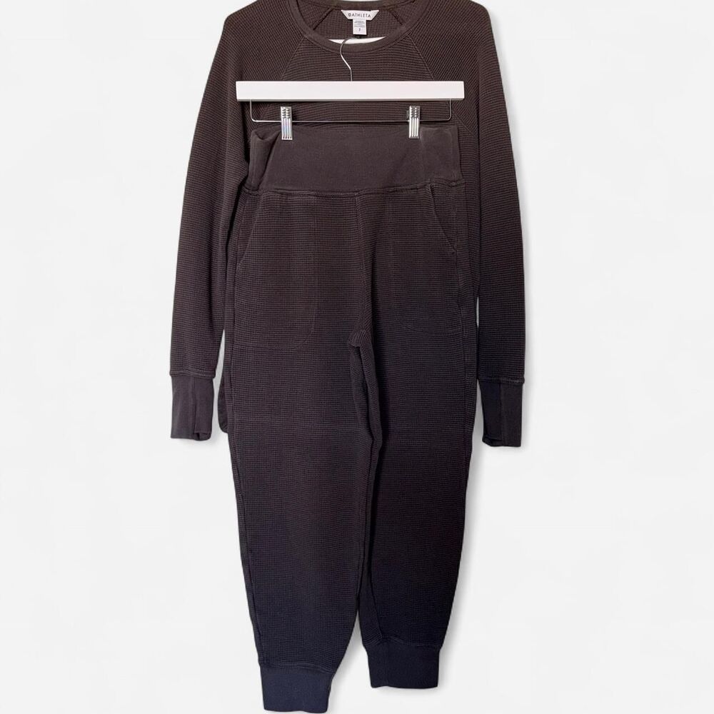 Athleta Women's Waffle Top and Joggers